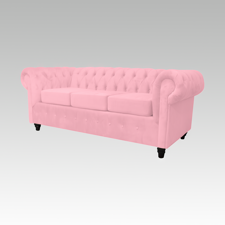 Sofá 3 Cuerpos Modelo Chesterfield FS Mobiliario